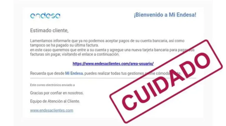 Alerta de Phishing: Cuidado con los Correos Falsos de Endesa