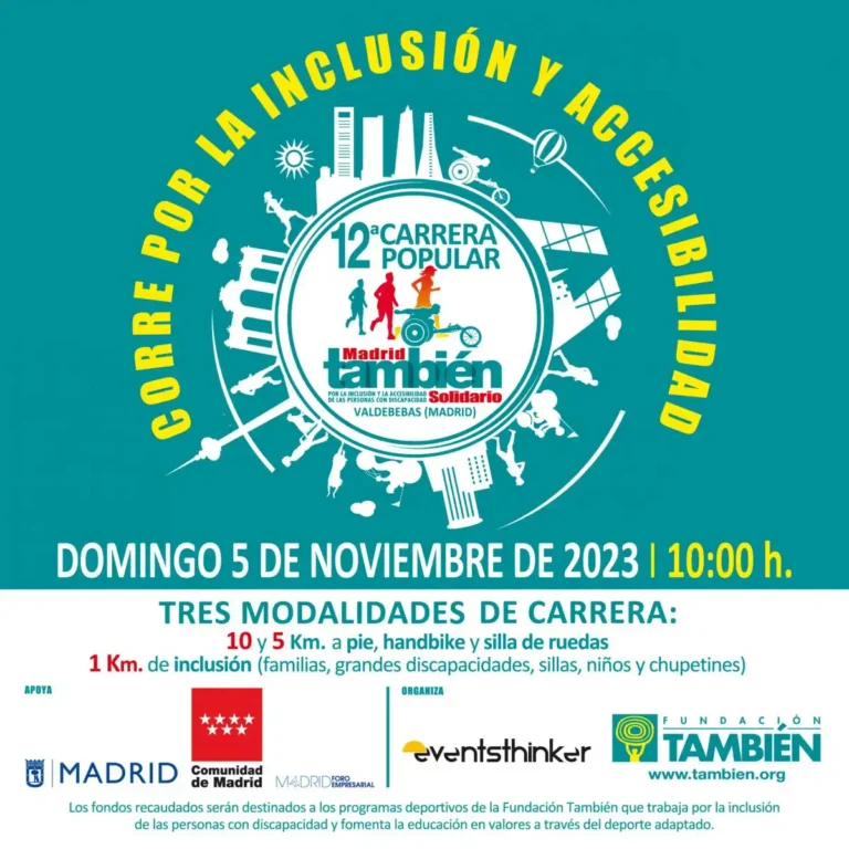 Carrera Solidaria por la Inclusión: Un Paso Hacia la Igualdad en Madrid