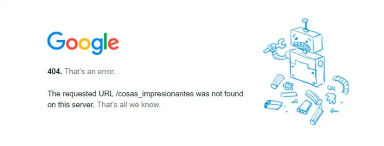 Cómo manejar errores 404 en tu sitio web