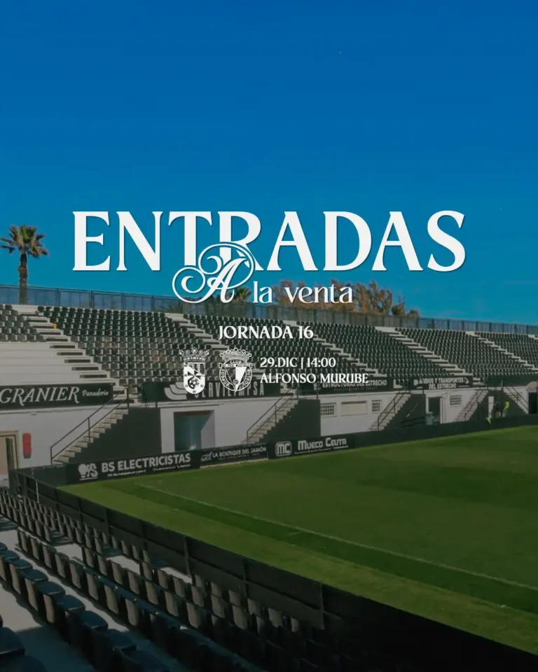 Entradas a la Venta para el Partido del Ceuta contra el Burgos: Todo lo que Necesitas Saber