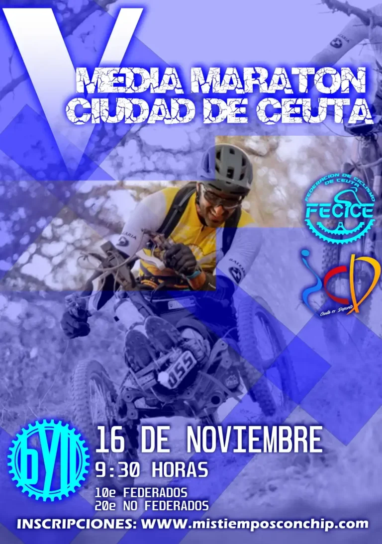 La Fiesta del Ciclismo en Ceuta: Éxito de la V Media Maratón BTT