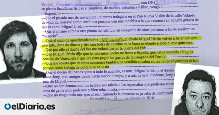 La trama oculta detrás del escándalo de Miguel Urbán y la cocaína